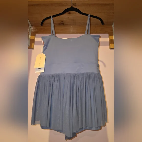 Blogilates Barre Active Romper Steel Blue Size M - Picture 11 of 16